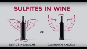Headaches from wine